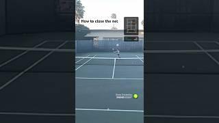 How to close the net | forehand volley | USTA 4.5 tennis point