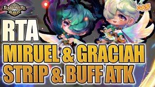 [RTA] INSANE MIRUEL & GRACIAH COMBO! STRIP BUFF ATK AND BOOSTER! Summoners War