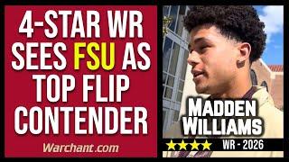 4-star WR Madden Williams has a lot of LOVE for FSU Football | FSU Recruiting | Warchant #FSU