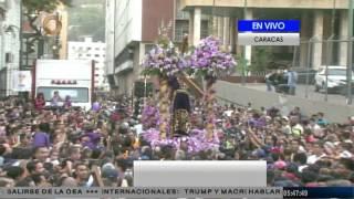 Inicia procesión del Nazareno de San Pablo alrededor de la Basílica de Santa Teresa