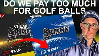 SRIXON QSTAR GOLF BALLS are we paying too much for golf balls