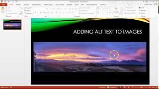 Adding Alt Text to Images in Powerpoint