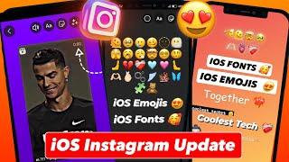 iOS Instagram for Android 2023 |iOS Emojis On Android | iOS fonts for instagram | Round edge Story