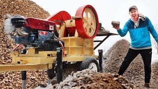 100 Tons of Gravel!! - Extreme Torturing Testing CHEAPEST $5,000 Chinese ROCK CRUSHER (on Alibaba)