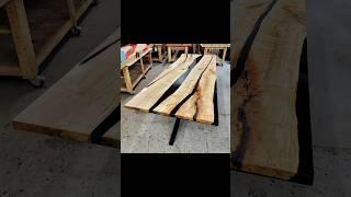The Zebra Stripe Table  Link In Bio For A Table Quote  #diningtable #modernfurniture #woodworking