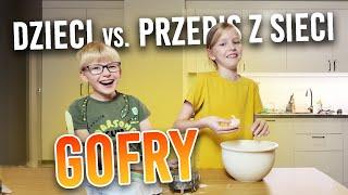 Dzieci vs przepis na gofry. Pierwsze starcie z jajkiem.