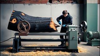 A Huge Burnt Tree Trunk - A Super Large And Valuable Vase From A Giant Tree Trunk