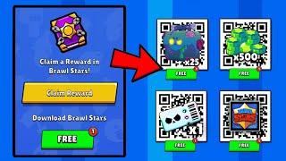 FREE! x25 DEAD BOX & BRAWL PASS QR CODE  | BRAWL STARS QR CODES 2024  | BRAWL STARS NEW UPDATE