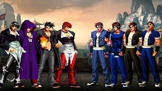 [KOF Mugen] Iori Yagami Team vs Shingo Yabuki Team