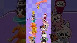 Most Game Ever! Custom LABUBU VS Italian Brainrot! Merge Fellas #brainrot #labubu #mergefellas