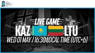 Kazakhstan vs. Lithuania | Full Game | 2019 IIHF Ice Hockey World Championship Division I Group A