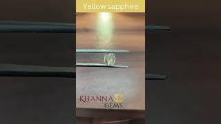 Yellow sapphire WT:3.75CT C.No.118666