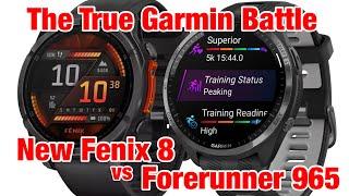 Not Enduro 3, It's Garmin Fenix 8 vs Forerunner 965! That is the question! Super Practical Review