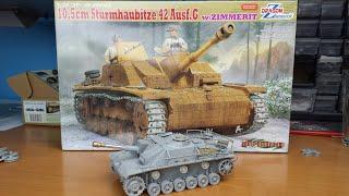 Post-build Review: Dragon/Cyber-Hobby 6454 10.5cm Sturmhaubitze 42 Ausf.G w/ Zimmerit