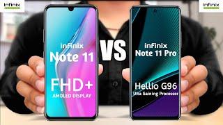 infinix Note 11 vs infinix Note 11 Pro