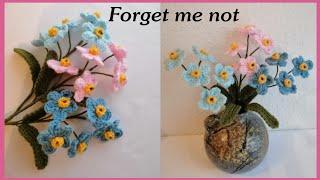 Crochet Forget Me Not  So Cute & Pretty