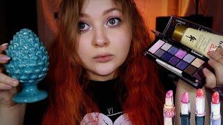 АСМР  Дешманский макияж от нищей подруги с любовью  ASMR MakeUp