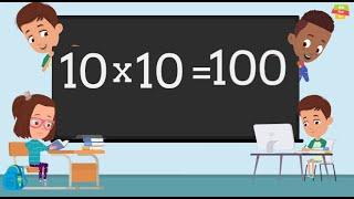 Table of number 10, Table of 10, Learn multiplication