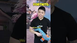 When a Fortnite Player Meets a Minecraft Player..