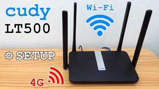 Cudy LT500 4G router Wi-Fi dual band • Unboxing, installation, configuration and test