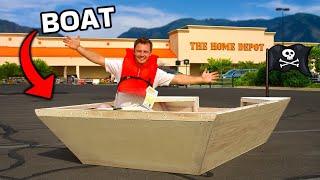 I BUILT A BOAT USING ONLY HOME DEPOT SUPPLIES