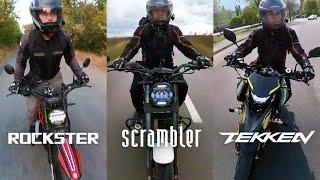 Что выбрать? Tekken, Scrambler, Rockster