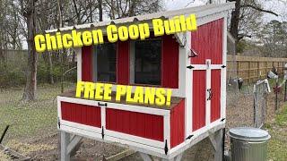 DIY Chicken Coop Build! With some FREE PLANS