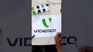 How to draw the Videocon logo #Videocon #Shorts