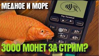 🟢3000 МОНЕТ ЗА СТРИМ - Получиться? 🟢| Русская Рыбалка 4