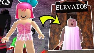 Roblox: GRANNY IS IN THE ELEVATOR!! - SCARY ELEVATOR!