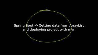 04-Spring Boot - Create REST endpoint with ArrayList as data source. Deploy locally with mvn package