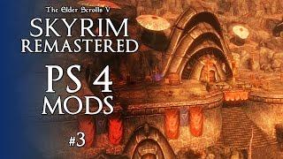 Skyrim Remastered PS4 Mods #3 - MORROWIND CASTLE - Homes & Buildings Skyrim Special Edition PS4 Mods