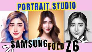 Samsung Galaxy Z Fold 6: Master Portrait Studio with AI - Complete Tutorial #samsung