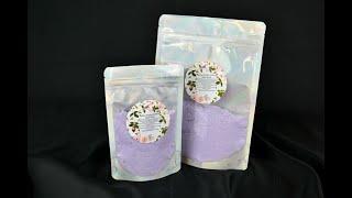 Bubble bath bomb dust by Soap and So at www.thestuffilove