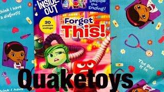 QuakeToys Story Time Disney Pixar Inside Out Movie Forget This! You Decide The Ending Book