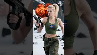 The Best Global Stunning Femal Tank Soldier Run ep67 #navy #heroic #military #animals #midjourney