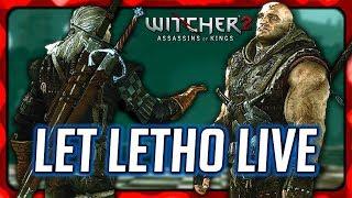 Geralt Lets Letho Live - Witcher 2 Ending