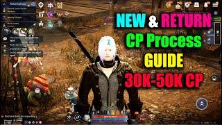 Black Desert Mobile New & Return CP Process Guide 30K to 50k