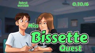 Miss Bissette Complete Quest (Full Walkthrough) - Summertime Saga 0.20.16 (Latest Version)#viralvide