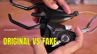 FAKE Shimano VS ORIGINAL Shimano Gear Shifters | How To Identify Fake Parts | Cycle Rider Roy