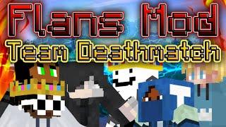 Minecraft Flans Mod TEAM DEATHMATCH!! (Flans Mod 1.12.2)