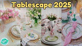 28 Best Easter Table Decorations Ideas ~ Easter Tablescape 2024 Spring ~ Centerpiece Ideas