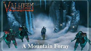 Foray into the Mountains - Part 1! Valheim SOLO Ashlands 2024 Gameplay (Ep22)