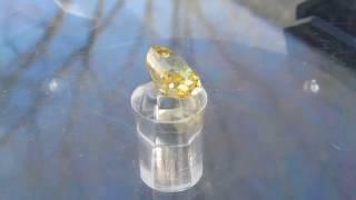 3.06 cts - Diamond Like Unheated Yellow Sapphire!