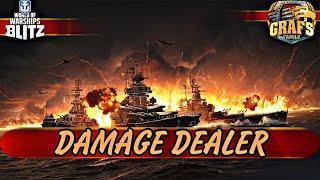 DAMAGE DEALER ч.I - Обзоры в сделку не входили. 140к(почти 195:). WoWS BLITZ.