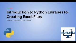 Creating and Editing Excel Files in Python: An Introduction