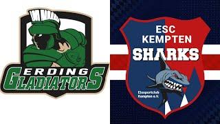 Bayernliga 21/22 1.SP Erding Gladiators - ESC Kempten Sharks (Eröffnungsspiel)