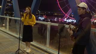 小人物 (Cover by FMCat) @中環碼頭天橋Busking 2019.03.16