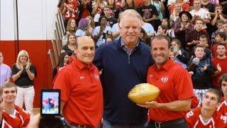 Watch NFL Legend Boomer Esiason Surprise His Former High School Coach