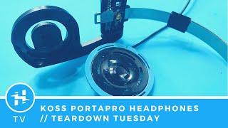 Koss PortaPro Headphones // Teardown Tuesday